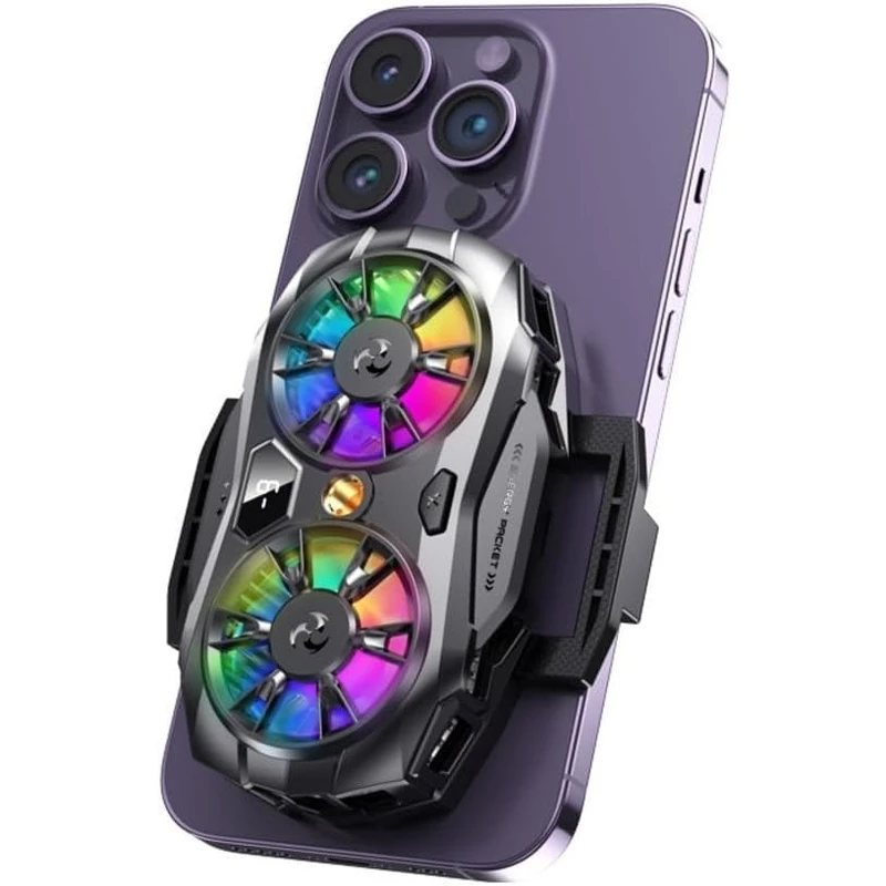 فن خنک کننده موبایل RGB دار رادیاتوری K19