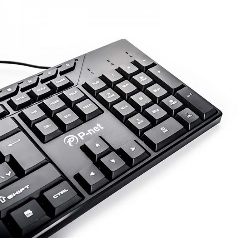 کیبورد سیمی پی نت P-net KB-900