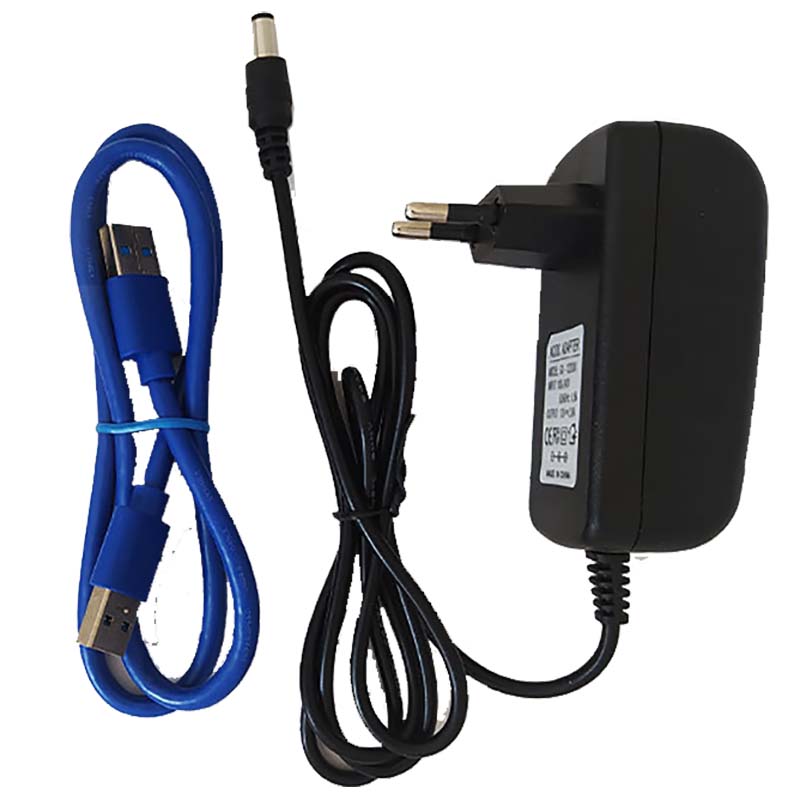 قاب خالی هارد 3.5 اینچ USB3 فلزی پک سفید نارنجی