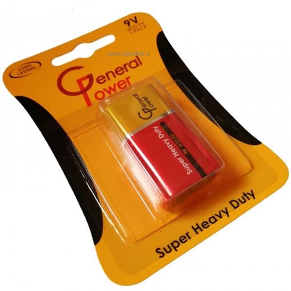باتری کتابی 9 ولت جنرال پاور General Power