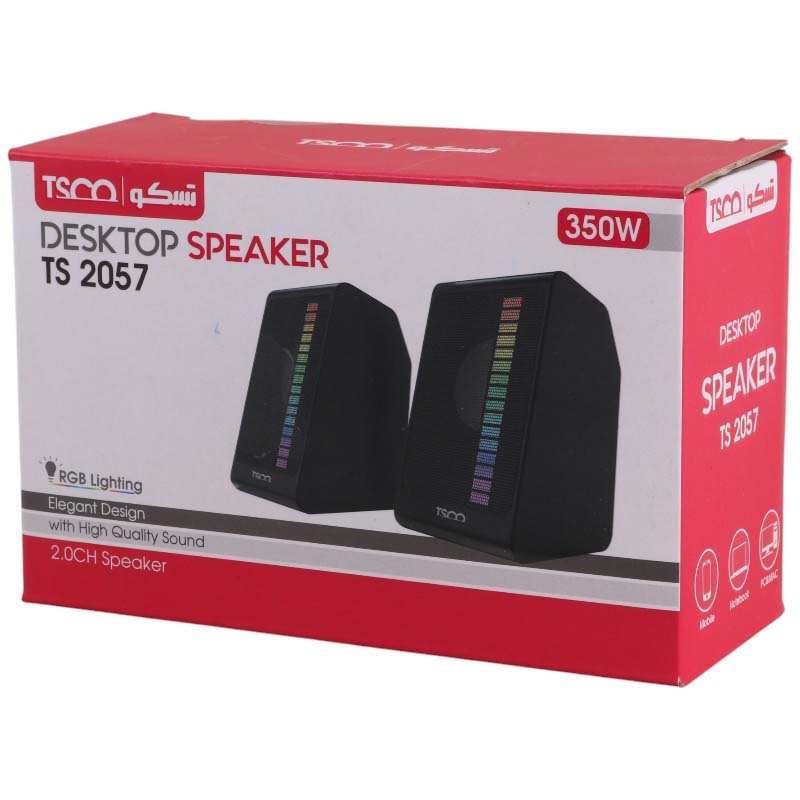 اسپیکر 2 تکه RGB دار تسکو TSCO TS 2057