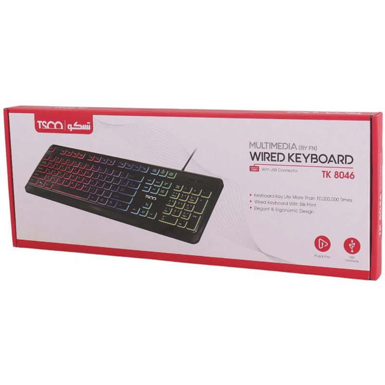 کیبورد گیمینگ تسکو TSCO TK 8046