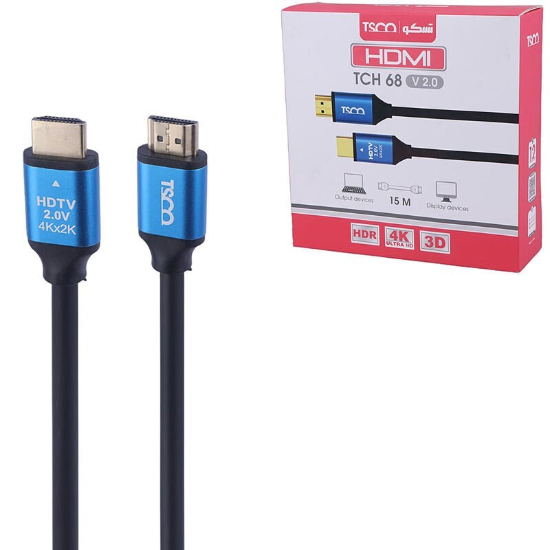 کابل HDMI تسکو مدل TCH 68 طول 15 متر