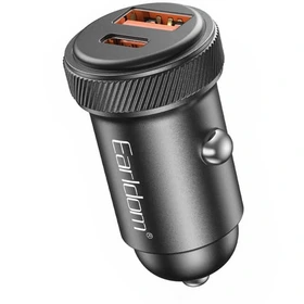 شارژر فندکی PD و فست دو پورت Earldom مدل CC41 30W
