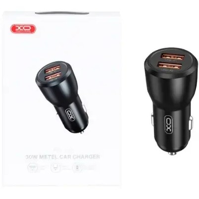 شارژر فندکی فست دو پورت XO مدل CC55 30w