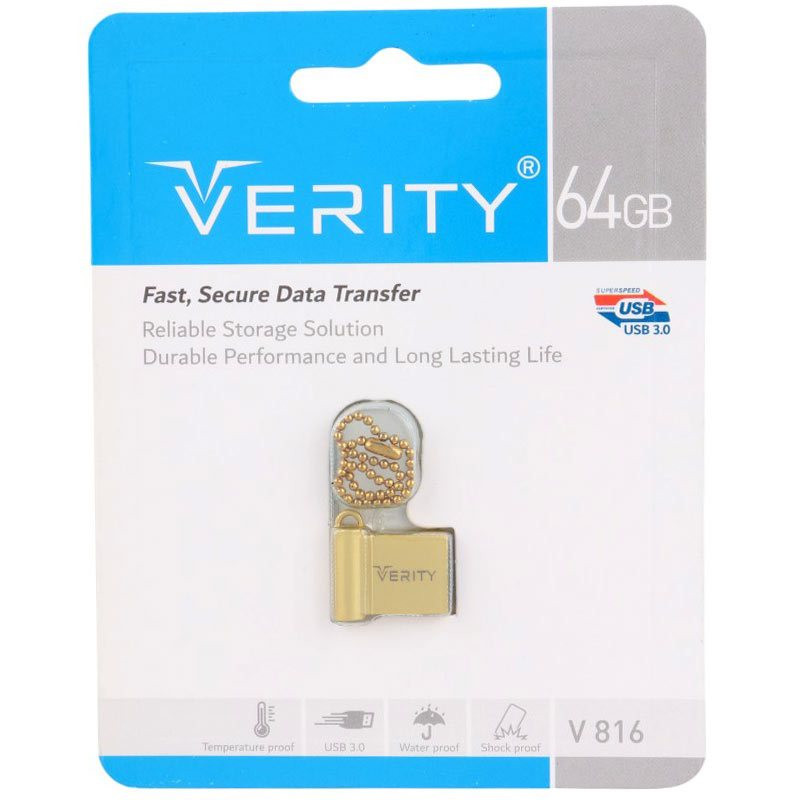 فلش وریتی VERITY مدل V816 USB 3.0 ظرفیت 64 گیگابایت