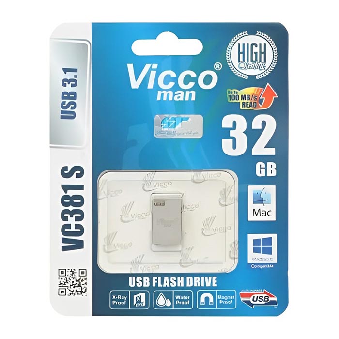 فلش مموری ویکومن مدل VC381 USB 3.1 ظرفیت 32 گیگابایت