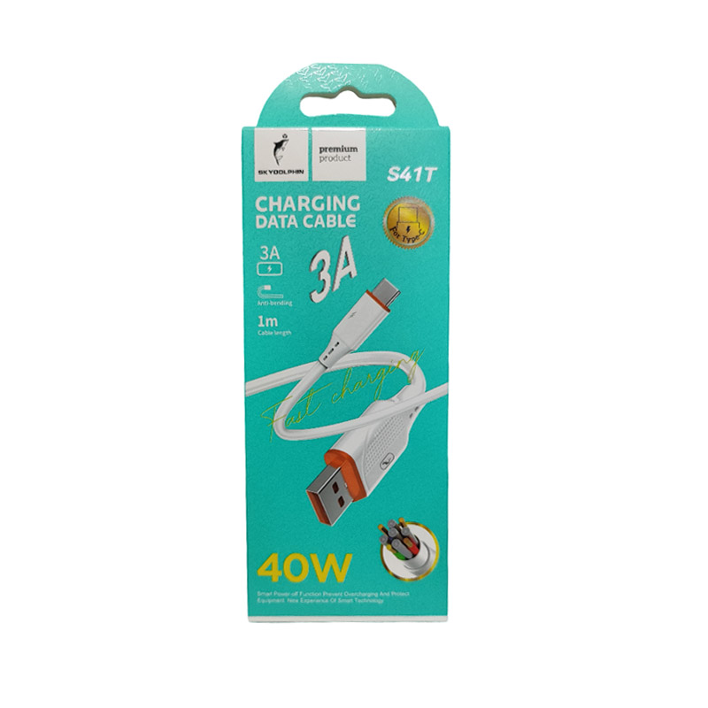 کابل شارژ تایپ سی Sky Dolphin S41T 3A Type-C