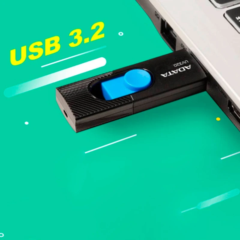 فلش 128 گیگ USB3.2 ای دیتا ADATA UC320