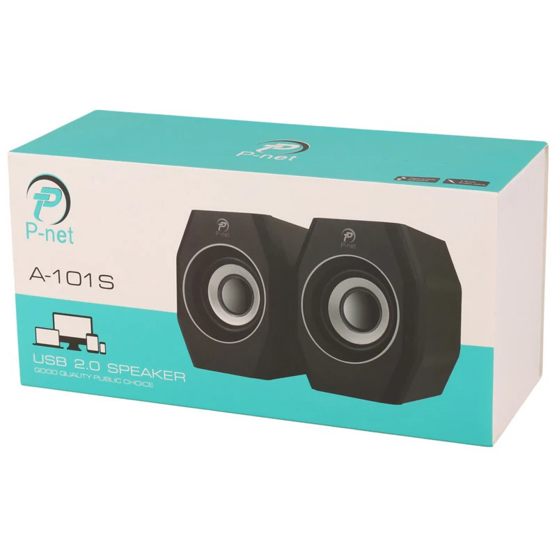 اسپیکر دو تیکه لپ تاپی پی نت P-net A-101S