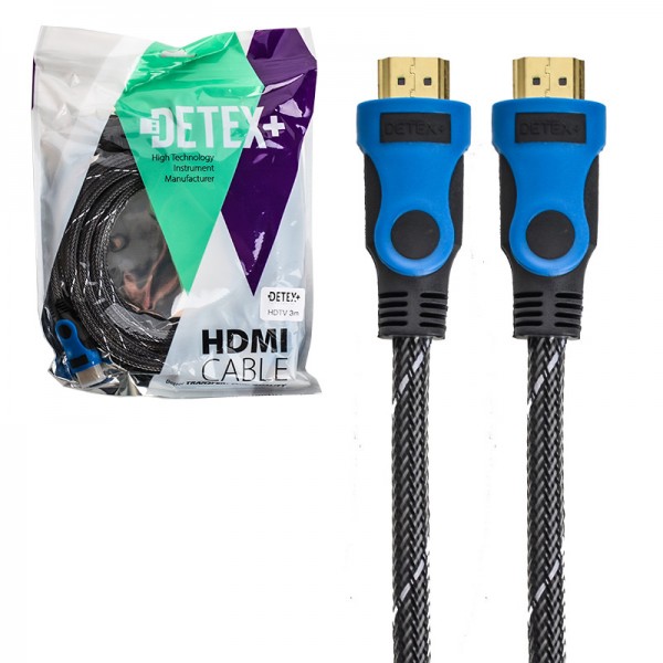 کابل HDMI 3m دیتکس پلاس +DETEX