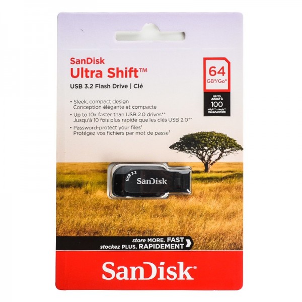 فلش 64 گیگ سن دیسک SanDisk Ultra Shift USB3.2