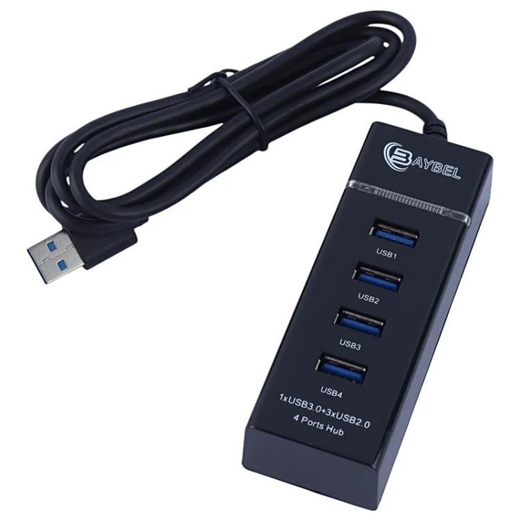 هاب سه پورت USB2.0 + یک پورت USB3.0 بایبل BAYBEL H-93