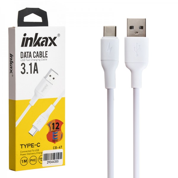 کابل شارژ تایپ سی INKAX CB-47 Type-C