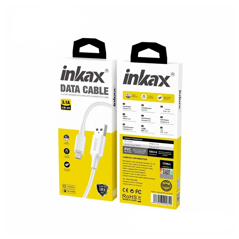 کابل شارژ میکرو INKAX CB-46 Micro USB