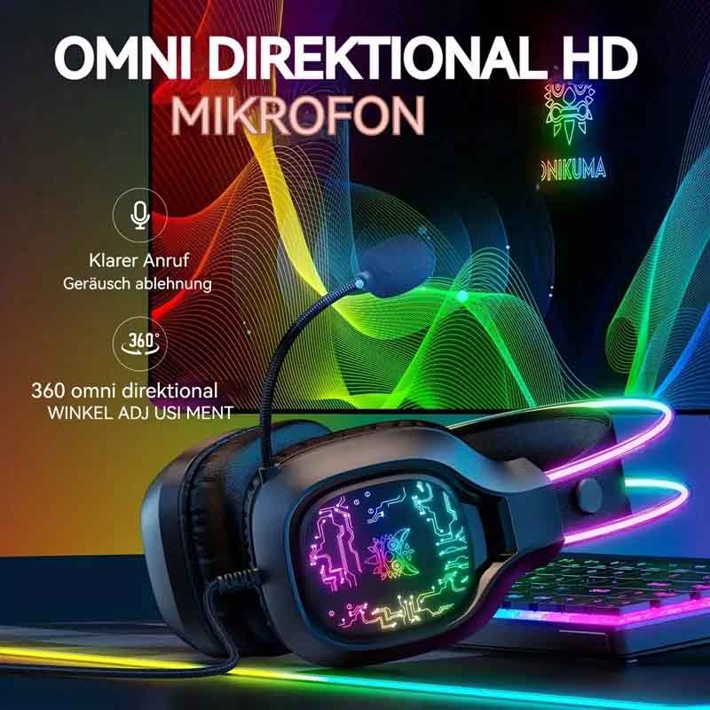 هدست سیم دار گیمینگ Onikuma X22