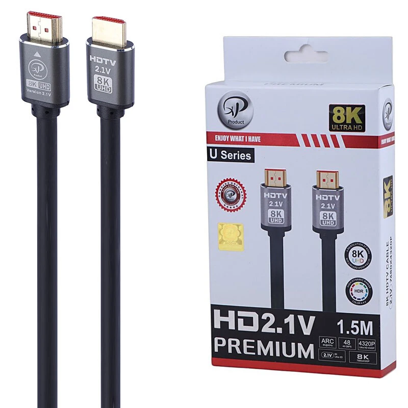 کابل XP-Product U Series HDMI 2.1V 8K 1.5m ایکس پی