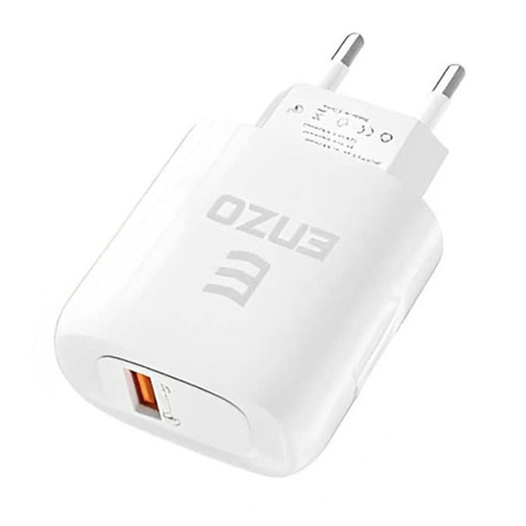 شارژر دیواری فست شارژ انزو ENZO C-350 25W با کابل تایپ سی