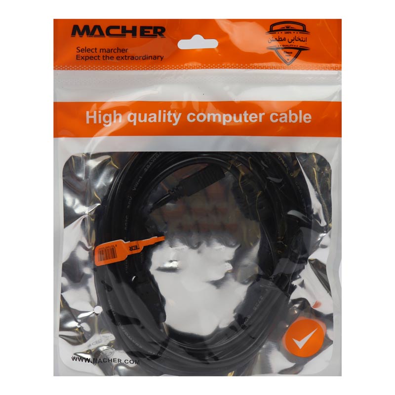 کابل پرینتر مچر MACHER طول 3 متر MR-85