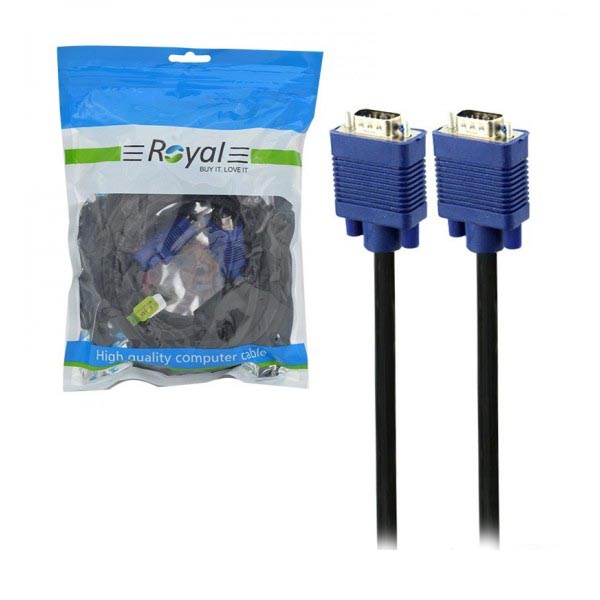 کابل VGA 3+6 5m رویال Royal
