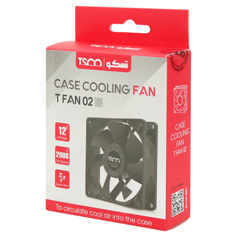 فن کیس 8*8 تسکو Tsco TFAN02