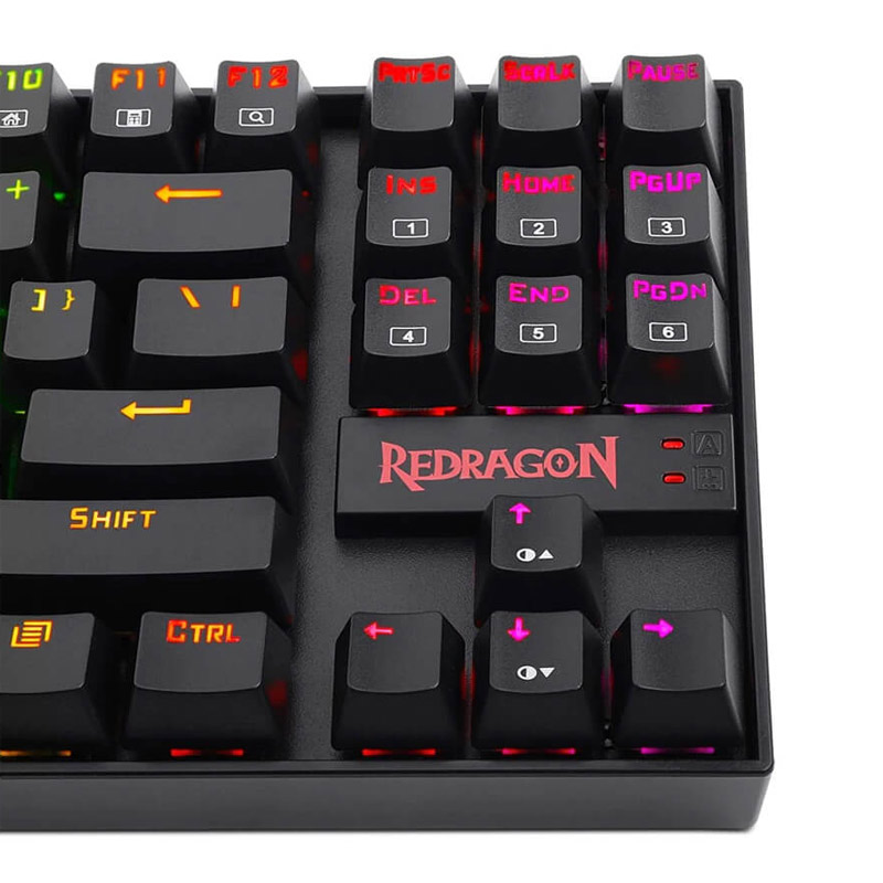 کیبورد تمام مکانیکال ردراگون سوئیچ قرمز Redragon Kumara K552 RGB Black Red SW