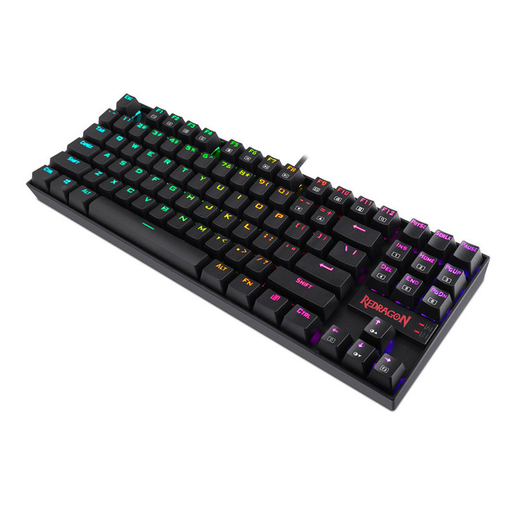 کیبورد تمام مکانیکال ردراگون سوئیچ قرمز Redragon Kumara K552 RGB Black Red SW