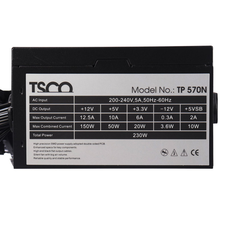 پاور کامپیوتر تسکو TSCO TP-570N 230W Real
