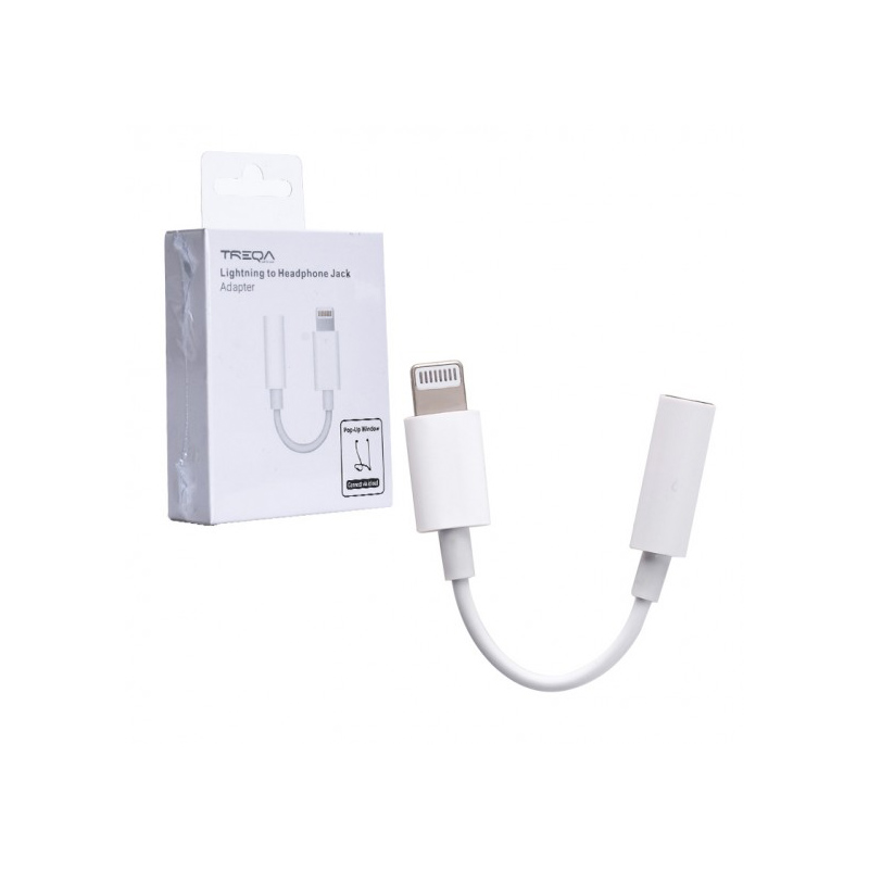 تبدیل لایتنینگ به جک 3.5 میلی متر Lightning To Aux TREQA