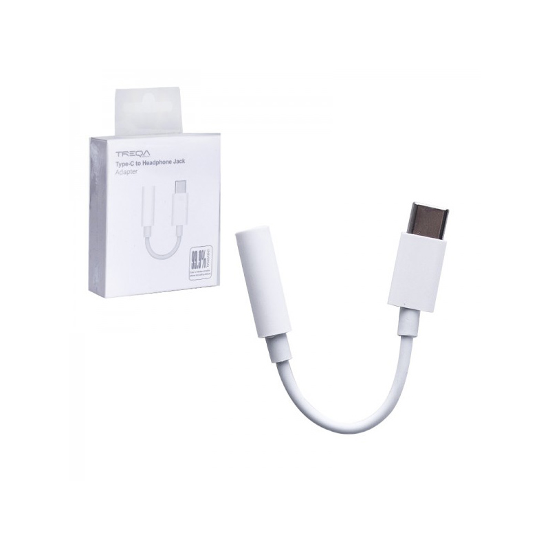 تبدیل تایپ سی به جک 3.5 میلی متر Type C To Aux TREQA