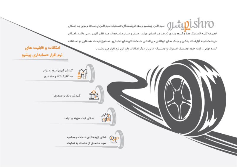 نرم افزار حسابداری لاستیک فروشی و آپاراتی (پیشرو)