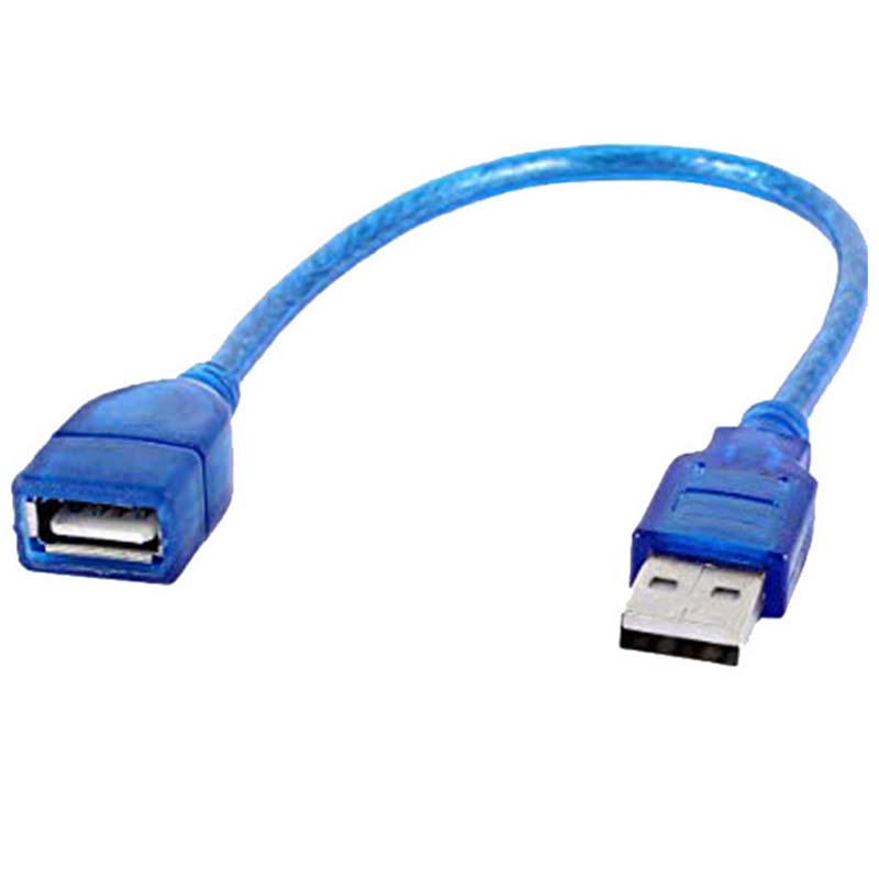 کابل افزایش طول USB2.0 30CM انزو شیلدار